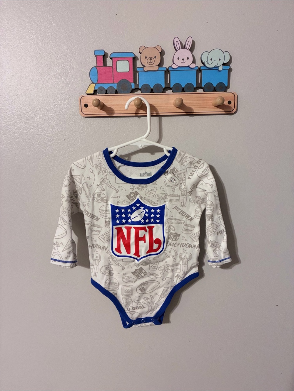 NFL Long-Sleeve Baby 24 Months Bodysuit